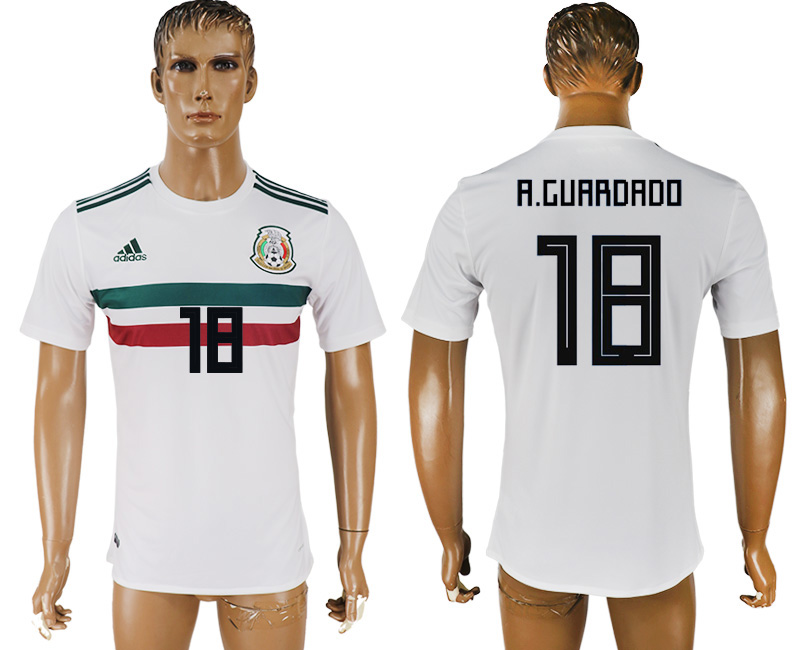 2018 world cup Maillot de foot Mexico #18 A.GUARDADO